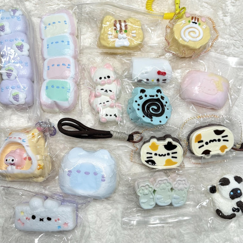 Taba Squishy Bundle Customize the Theme Food | Animal l Color | Cute Designs SqueezeToy | Stress Relief |Slime | Fun Fidget |Kawaii |Sensory