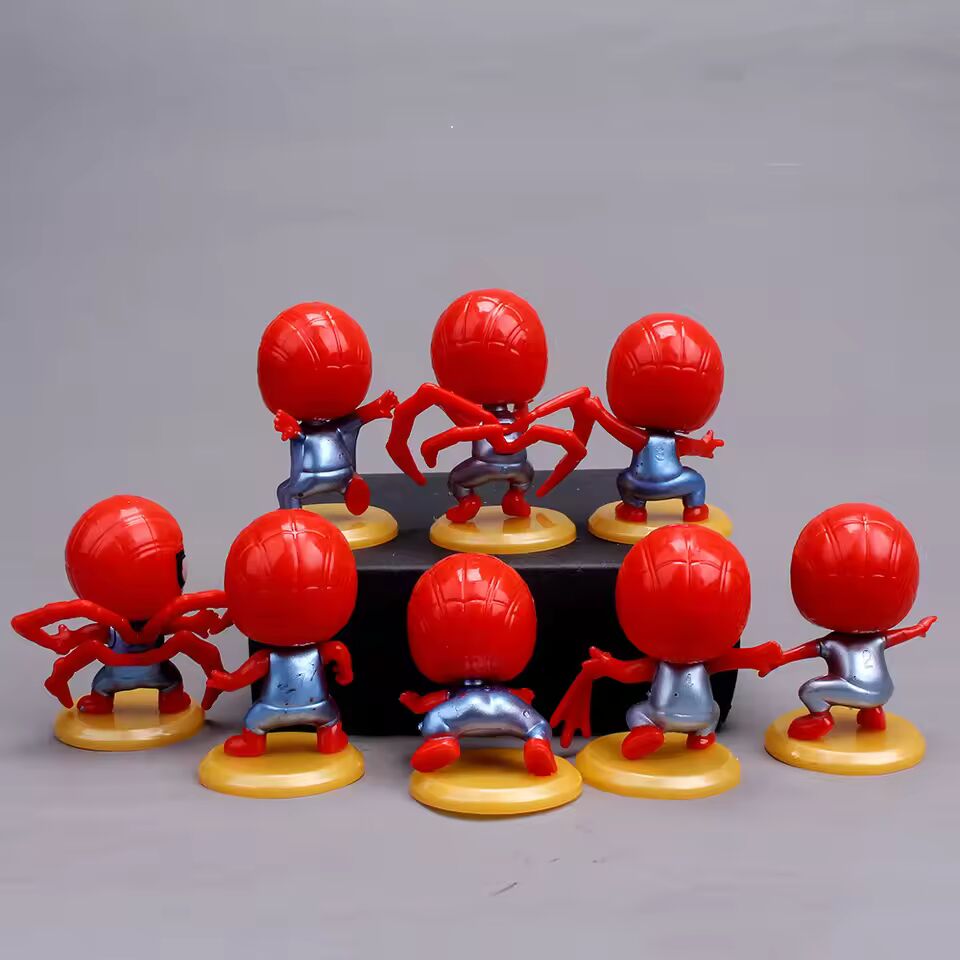 Children Toys Marvel Anime Figures Spiderman Action Figure Cartoon Cake Decoration Dolls Spiderman Kids Toy Christmas Gifts